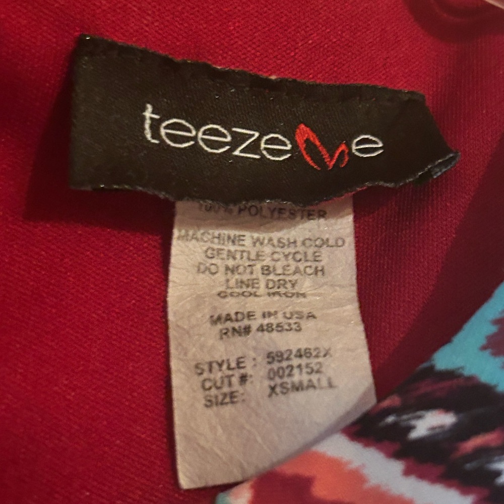 Teeze Me Aztec Pattern Dress - Picture 2 of 3